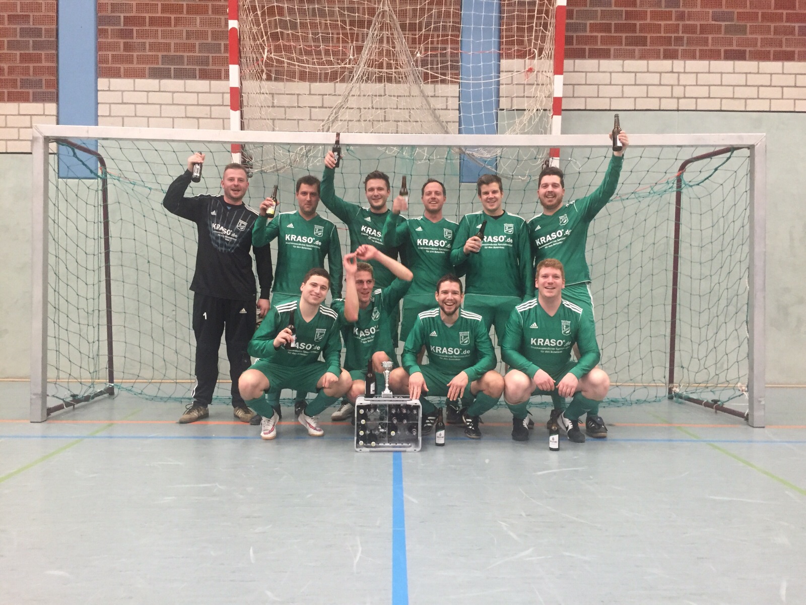 Willi-Papies Hallenturnier 2016 Die Mannschaft beim Willi-Papies Hallenturnier 2016