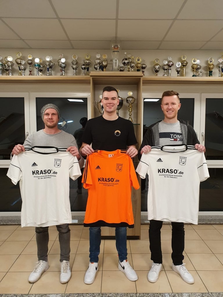 Neuzugänge Kevin van Klaveren (links), Niklas Hams (mitte), Maximilian Schüling (rechts)