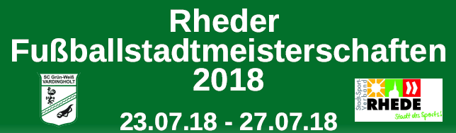 Rheder Fußballstadtmeisterschaften 2018